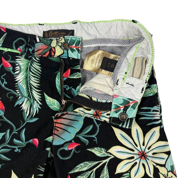 SIZE 8 Scotch & Soda Boys Tropical Palm Shorts - Picture 2 of 8